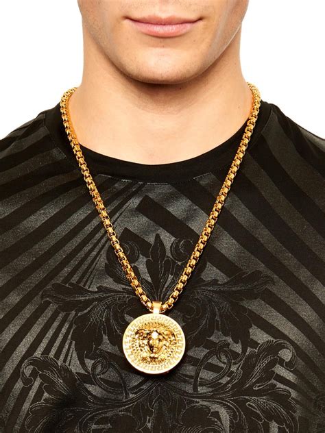 men versace necklace